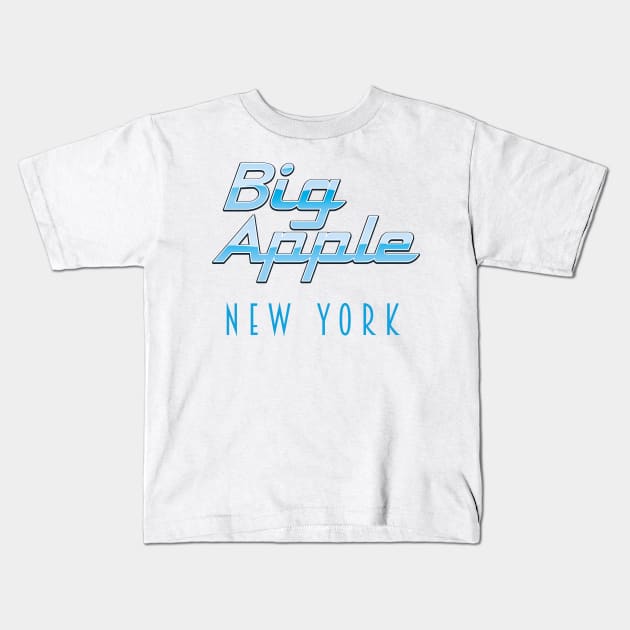 Big Apple Kids T-Shirt by nickemporium1